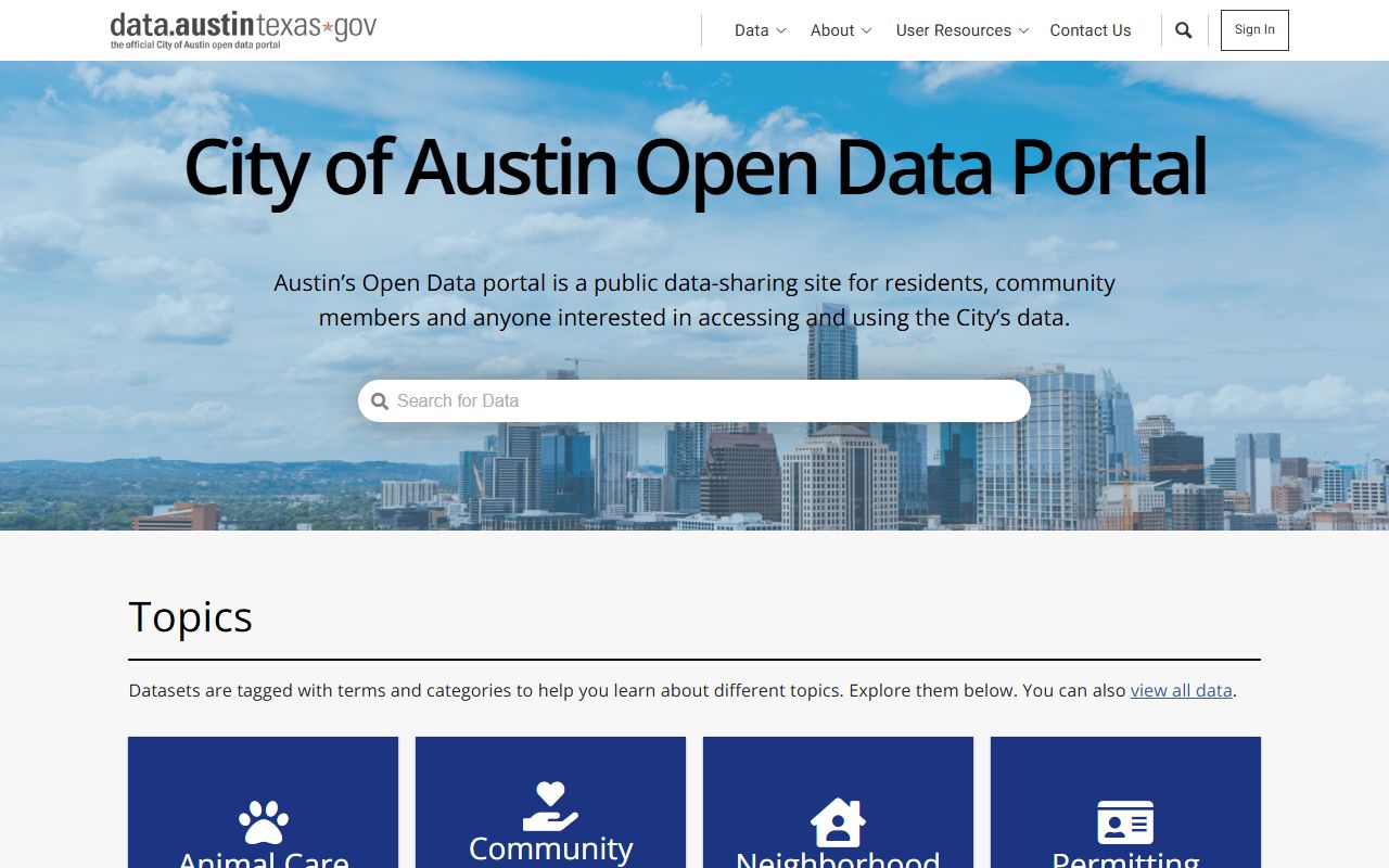 Austin people search city portal