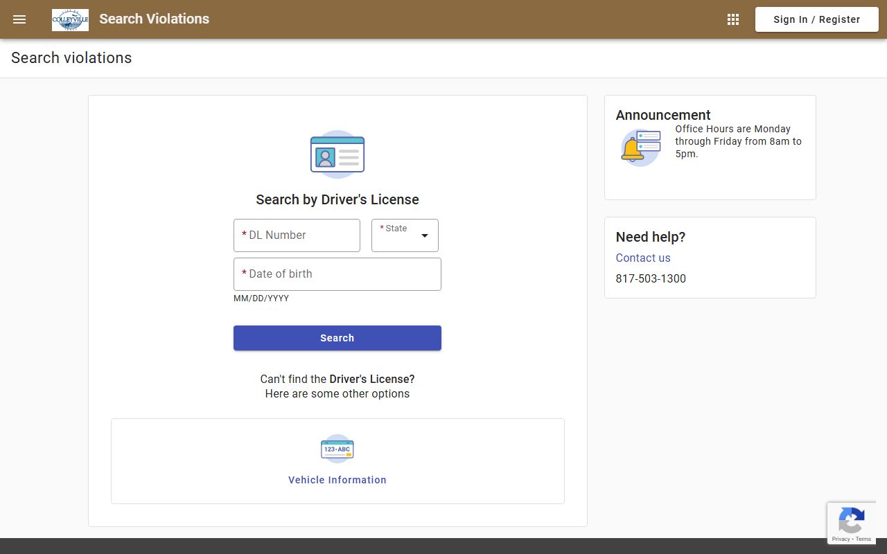 Colleyville people search citation search portal