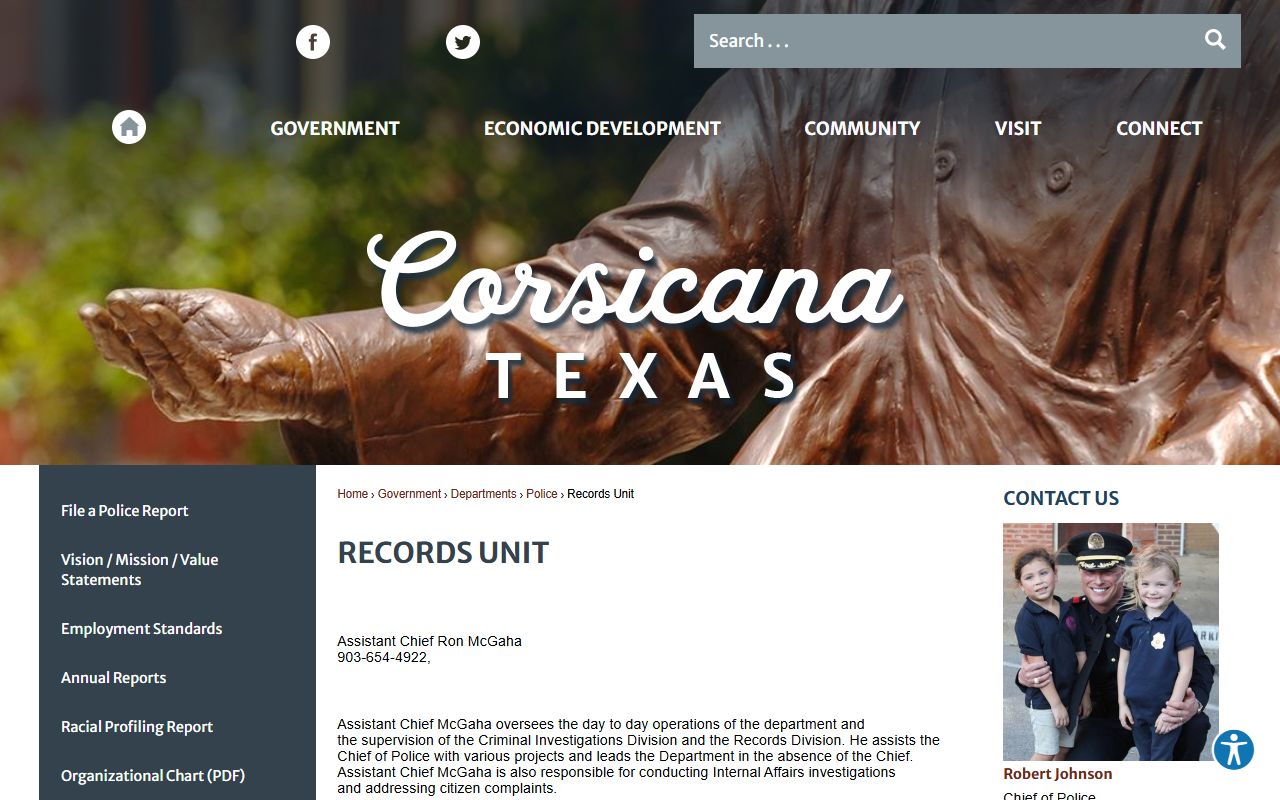 Corsicana people search public records portal