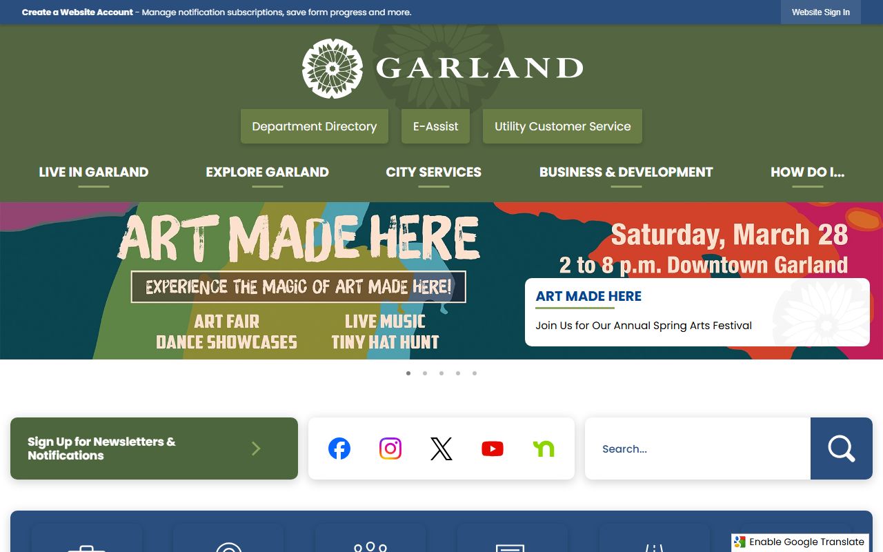 Garland people search