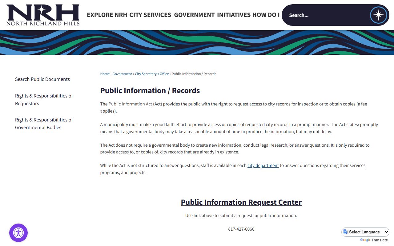 North Richland Hills public records search for people search