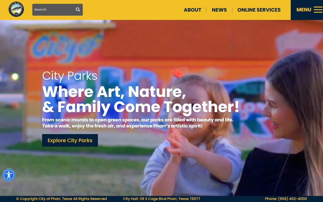 Pharr city portal for public records and people search