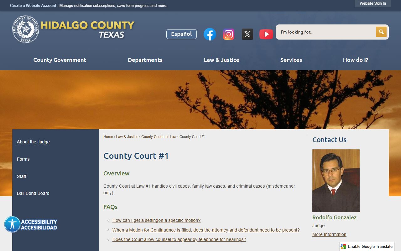 Hidalgo County District Clerk for people search court records