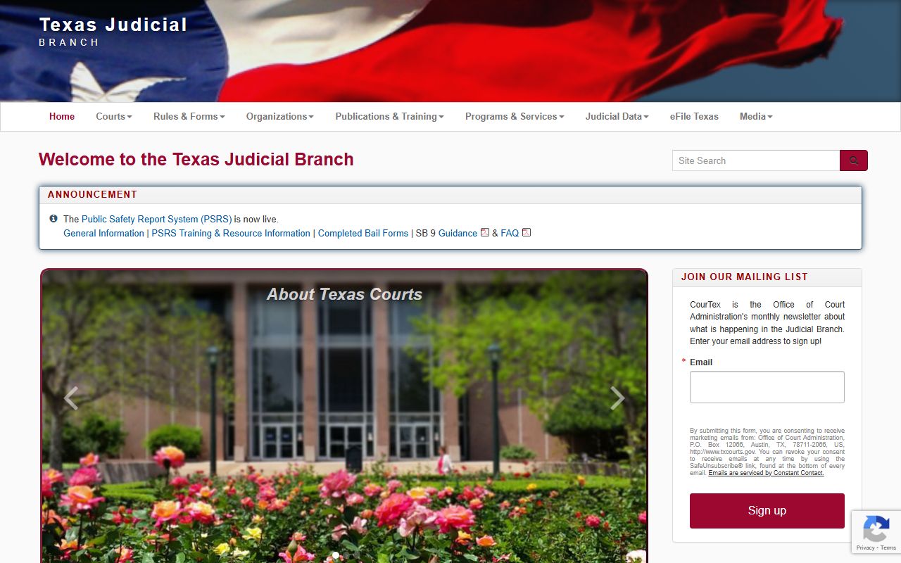 Texas people search courts portal